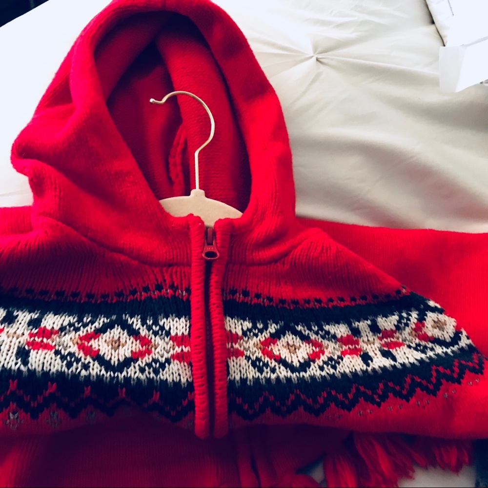 Poncho Hooded by Lands’ End